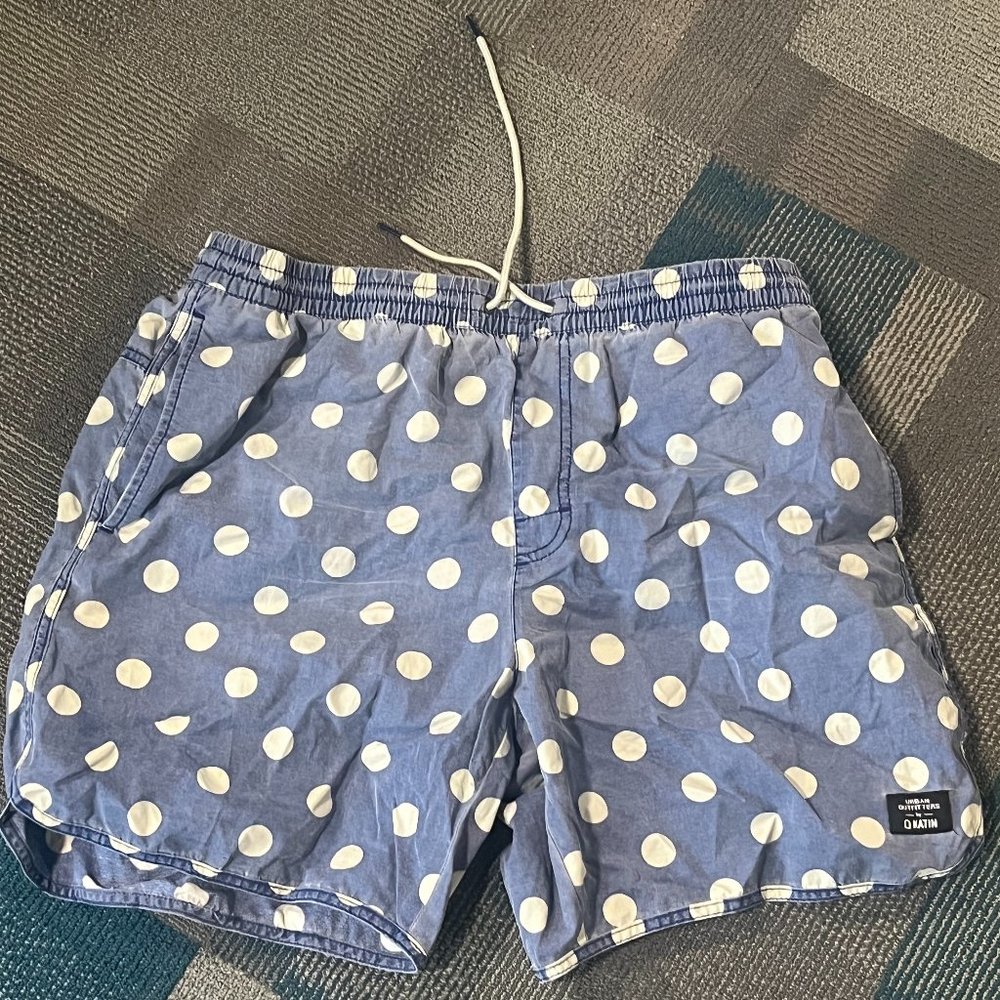 Urban outfitters x Katin Polka dot swim trunks